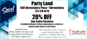 Party Land Shrewsbury, NJ