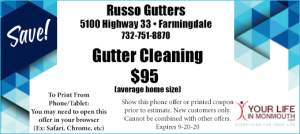 Russo Gutters home improvement coupon