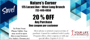 Nature's Corner Natural Foods West Long Branch NJ